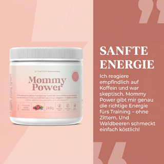 Mommy Power Waldfrüchte – Kundenstimme über sanfte Energie ohne Koffein-Crash