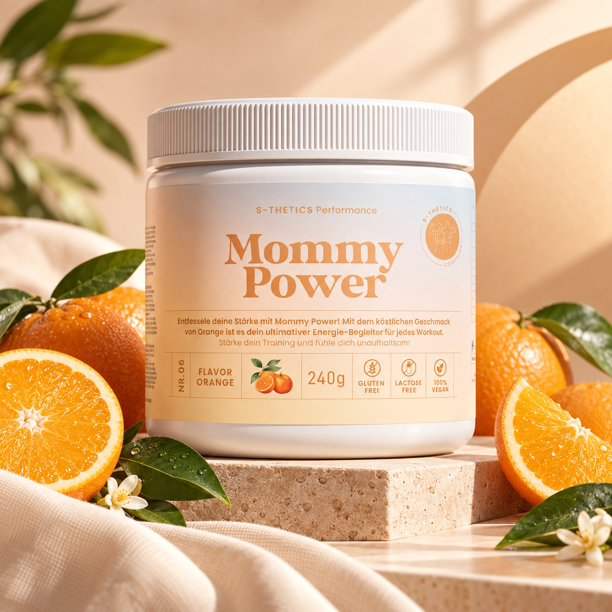 Mommy Power Orange – Dose mit Orangen