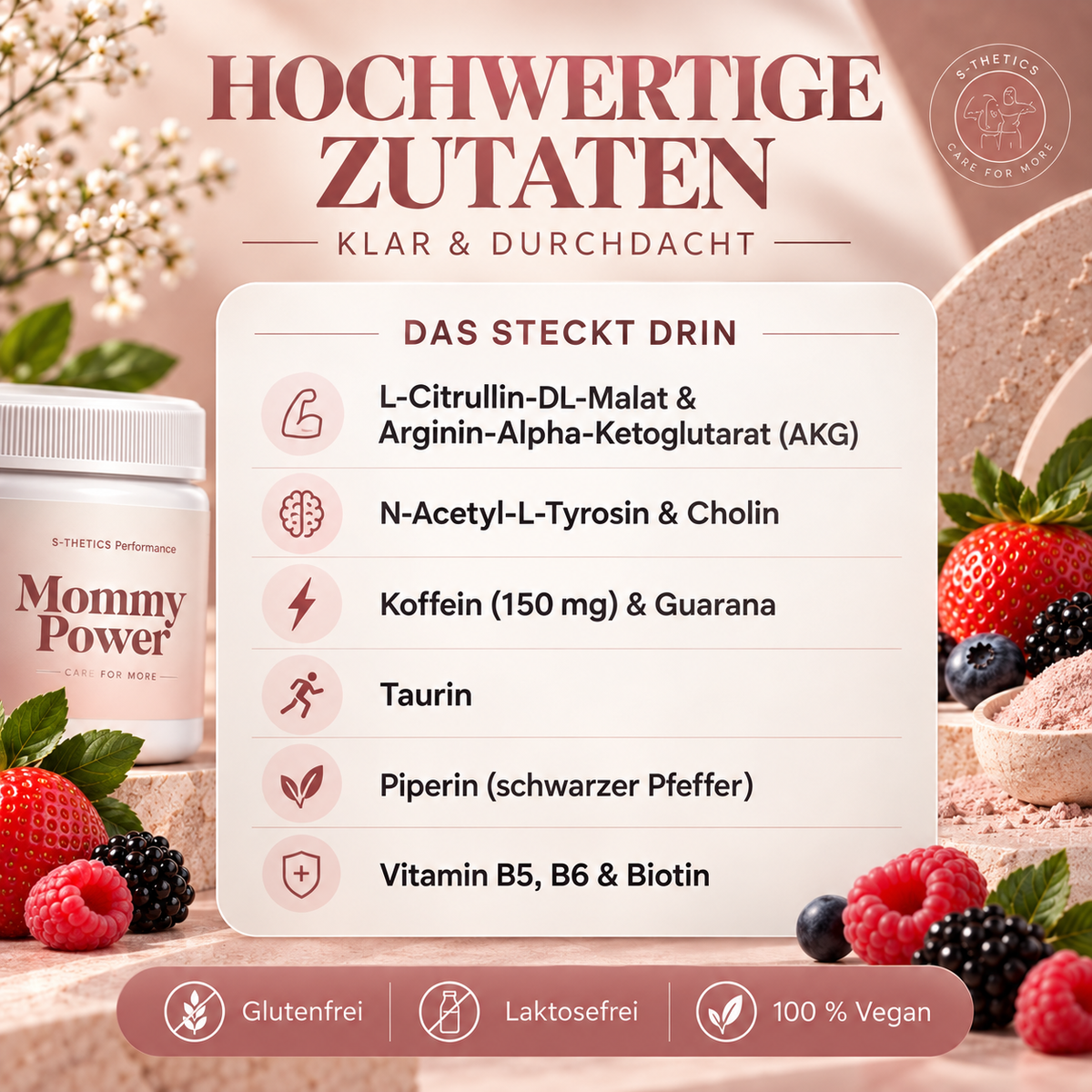 Mommy Power Waldfrüchte – Hochwertige Zutaten