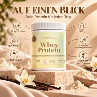 Whey Protein Vanille, Eigenschaften auf einen Blick