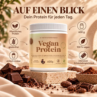 Vegan Protein Schokolade, Eigenschaften auf einen Blick
